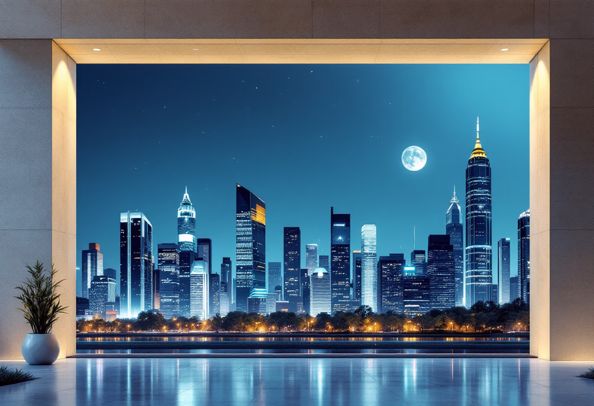 [background image] image of the city skyline